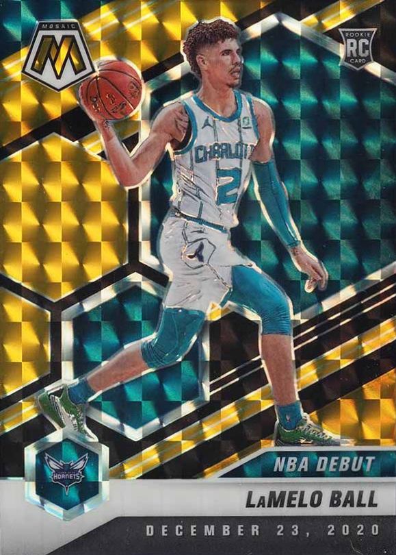 2020  Panini Mosaic LaMelo Ball #262 Basketball Card