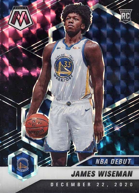 2020  Panini Mosaic James Wiseman #266 Basketball Card