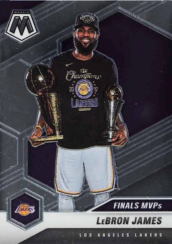 2020  Panini Mosaic LeBron James #297 Basketball Card