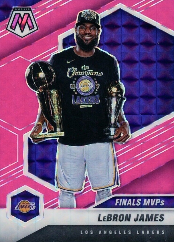 2020  Panini Mosaic LeBron James #297 Basketball Card