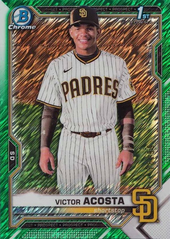 2021 Bowman Chrome Prospects Victor Acosta #BCP151 Baseball Card