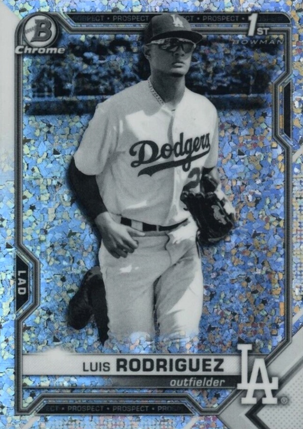 2021 Bowman Chrome Prospects Luis Rodriguez #BCP196 Baseball Card