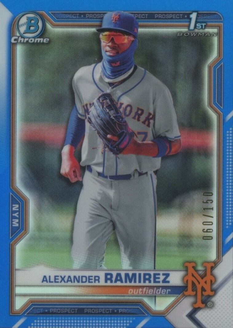 2021 Bowman Chrome Prospects Alexander Ramirez #BCP208 Baseball Card