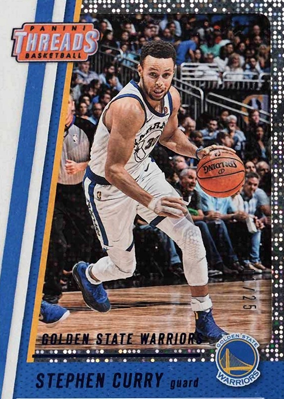 2017 Panini Threads Stephen Curry #50 Basketball Card