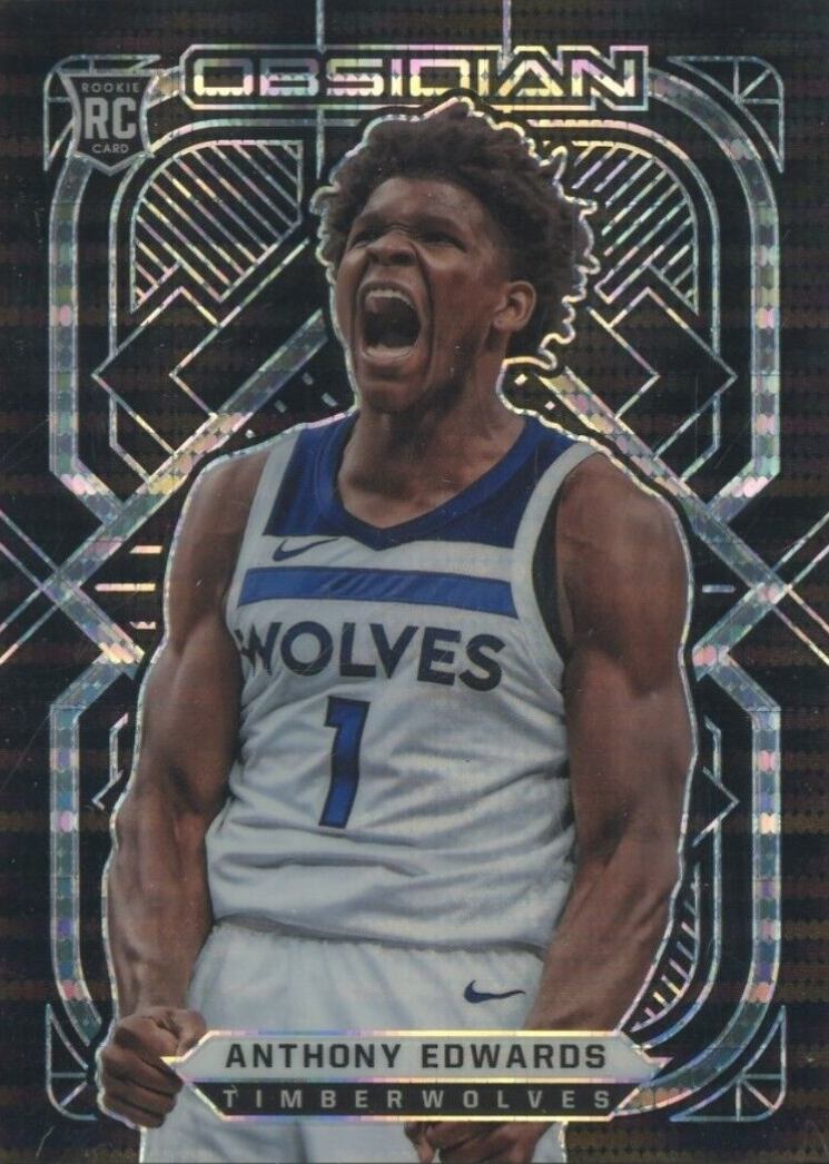 2020 Panini Obsidian Anthony Edwards #152 Basketball Card