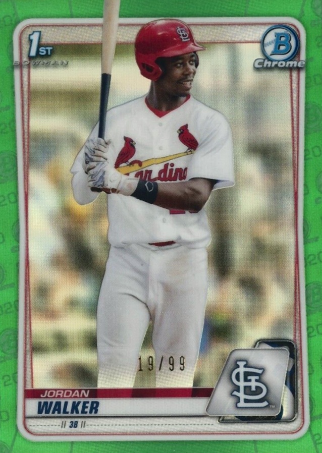 2020 Bowman Draft Jordan Walker #BD57 Baseball Card