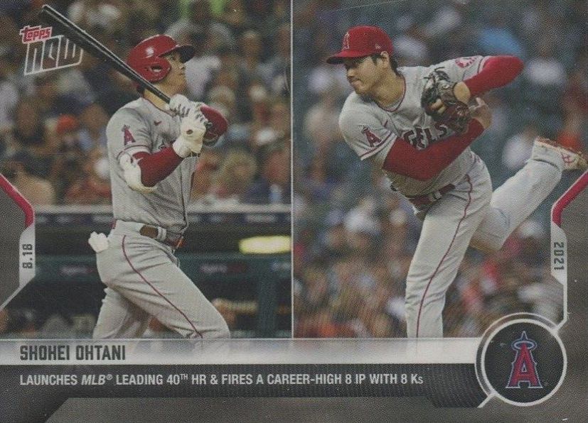 2021 Topps Now Shohei Ohtani #677 Baseball Card