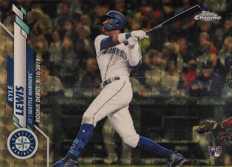 2020 Topps Chrome Update Sapphire Edition Kyle Lewis #21 Baseball Card