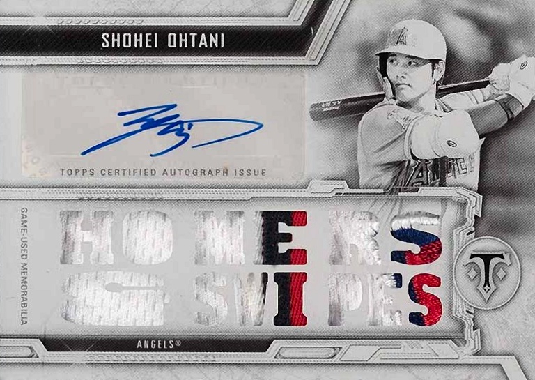 2020 Topps Triple Threads Autograph Relics Shohei Ohtani #SO1 Baseball Card