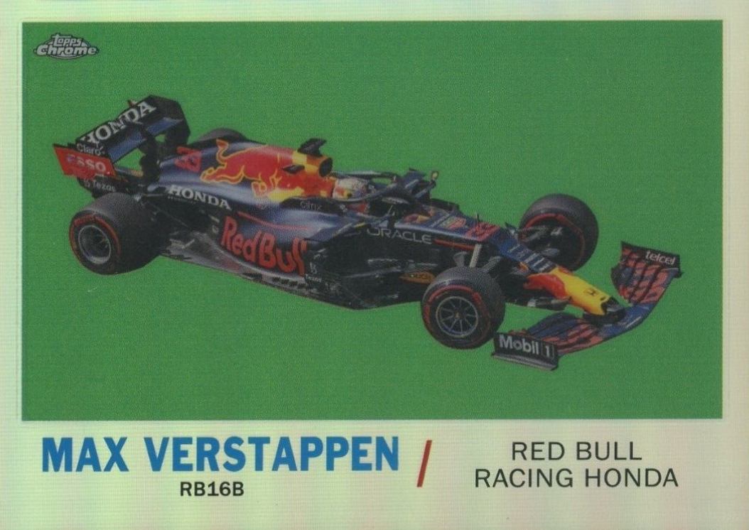 2021 Topps Chrome Formula 1 1961 Topps Sports Cars Max Verstappen #T61MV Other Sports Card