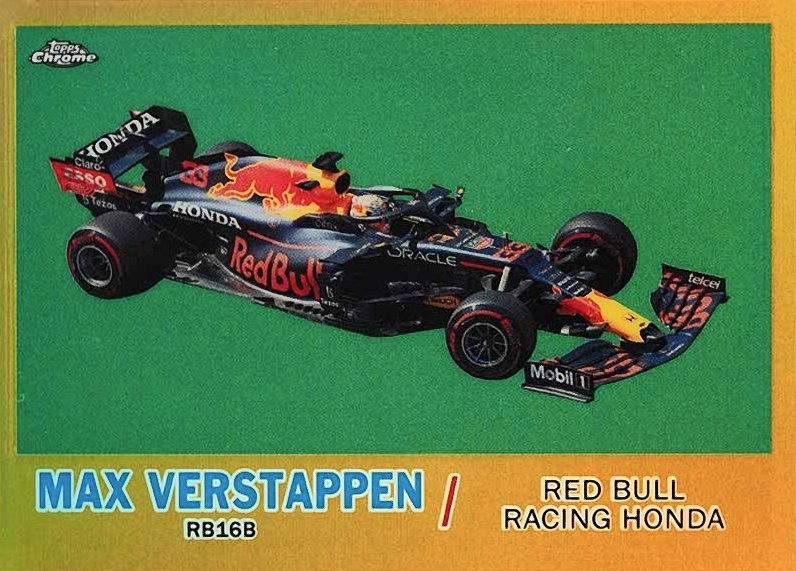 2021 Topps Chrome Formula 1 1961 Topps Sports Cars Max Verstappen #T61MV Other Sports Card