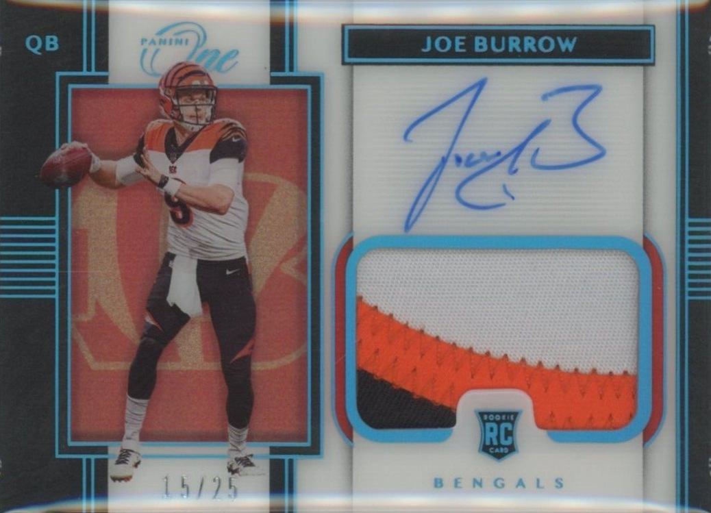 2020 Panini One Joe Burrow #111 Football Card