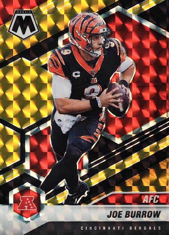 2021 Panini Mosaic Joe Burrow #226 Football Card