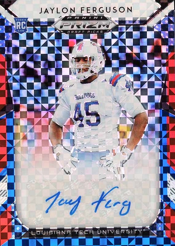 2019 Panini Prizm Draft Picks Jaylon Ferguson #163 Football Card