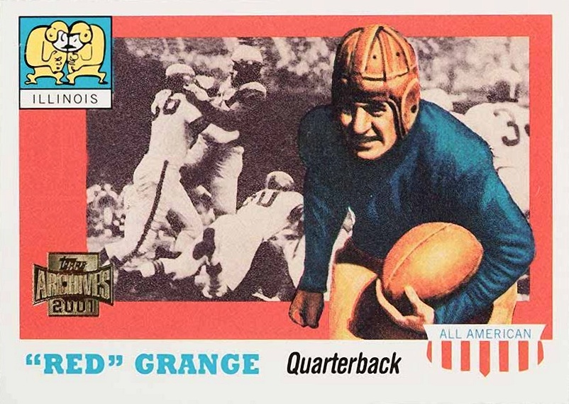 2001 Topps Archives Red Grange #89 Football Card