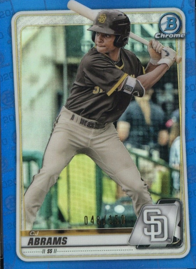 2020 Bowman Draft 1st Edition CJ Abrams #BD189 Baseball Card