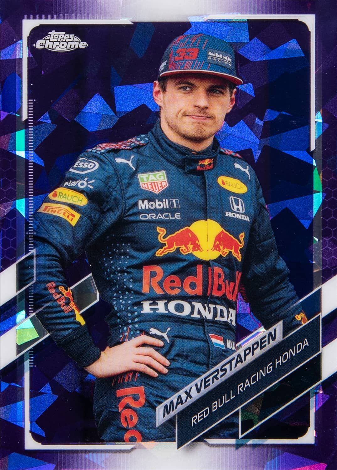 2021  Topps Chrome Formula 1 Sapphire Edition Max Verstappen #55 Other Sports Card