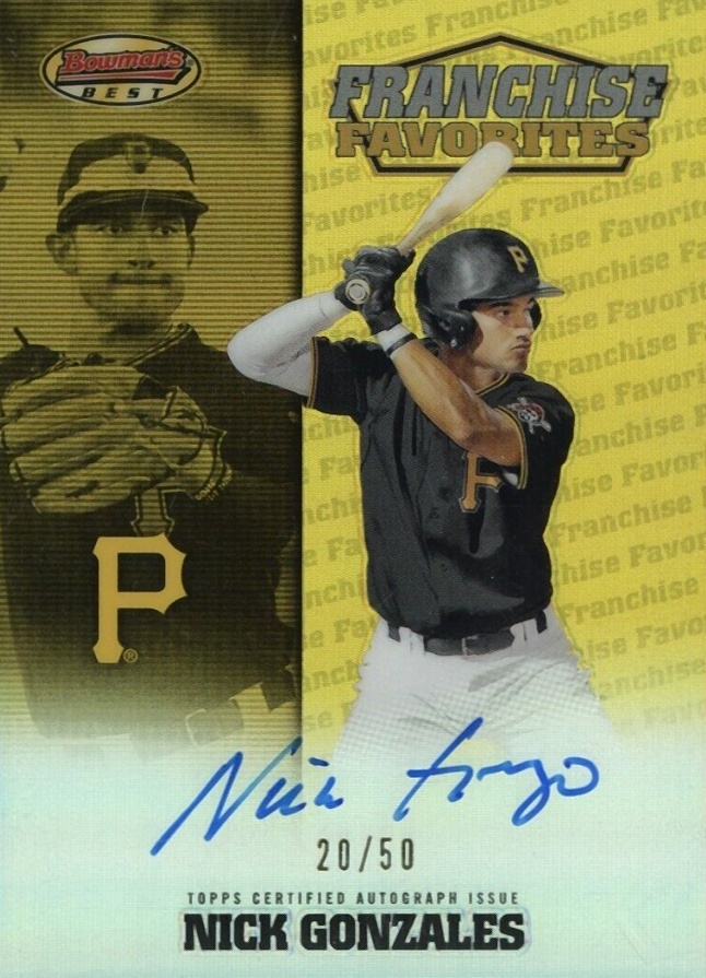 2020 Bowman's Best 2000 Franchise Favorites Nick Gonzales #FFANG Baseball Card