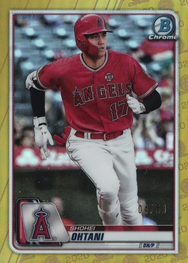 2020 Bowman Chrome Shohei Ohtani #58 Baseball Card