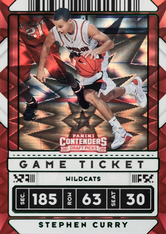 2020 Panini Contenders Draft Picks Stephen Curry #1 Basketball Card