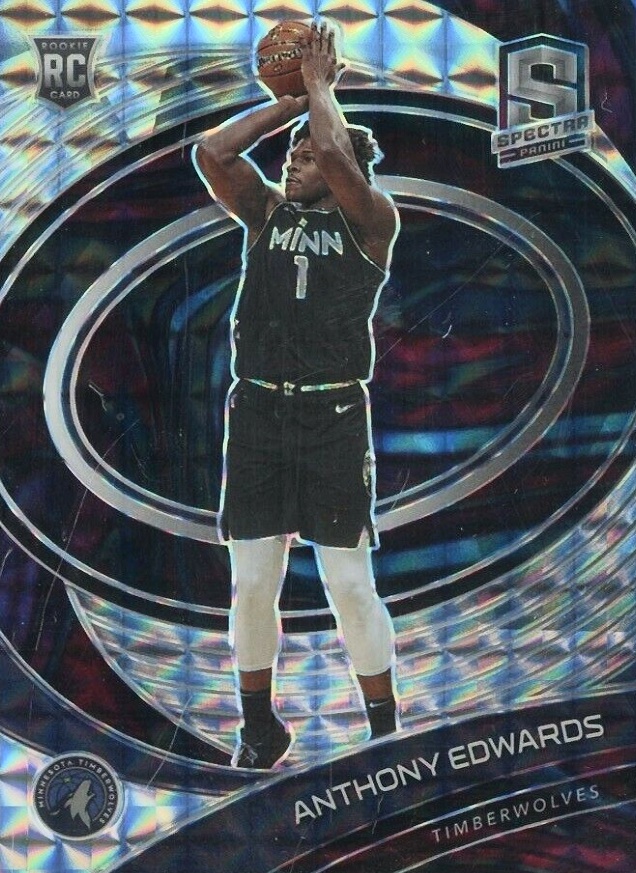 2020 Panini Spectra Anthony Edwards #101 Basketball Card