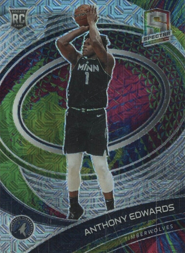 2020 Panini Spectra Anthony Edwards #101 Basketball Card