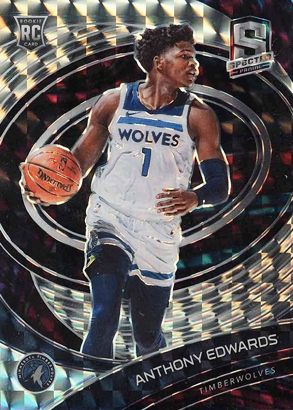 2020 Panini Spectra Anthony Edwards #101 Basketball Card