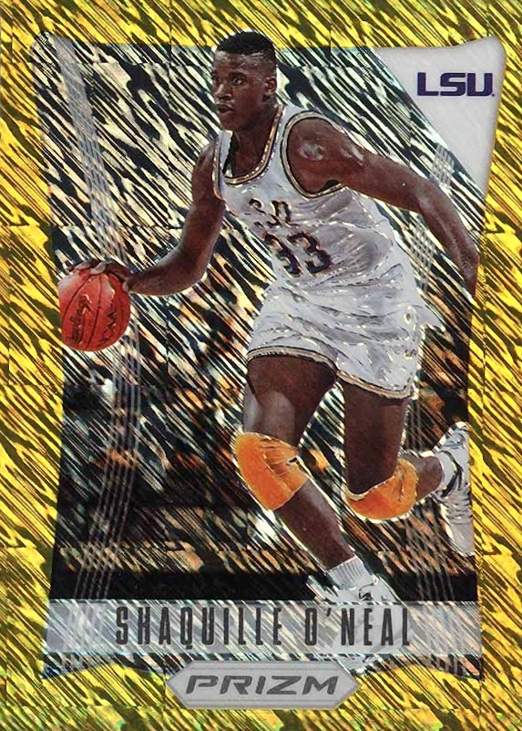 2021 Panini Prizm Draft Picks Flashback Shaquille O'Neal #14 Basketball Card