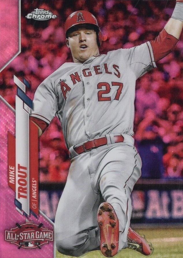 2020 Topps Chrome Update Mike Trout #U69 Baseball Card