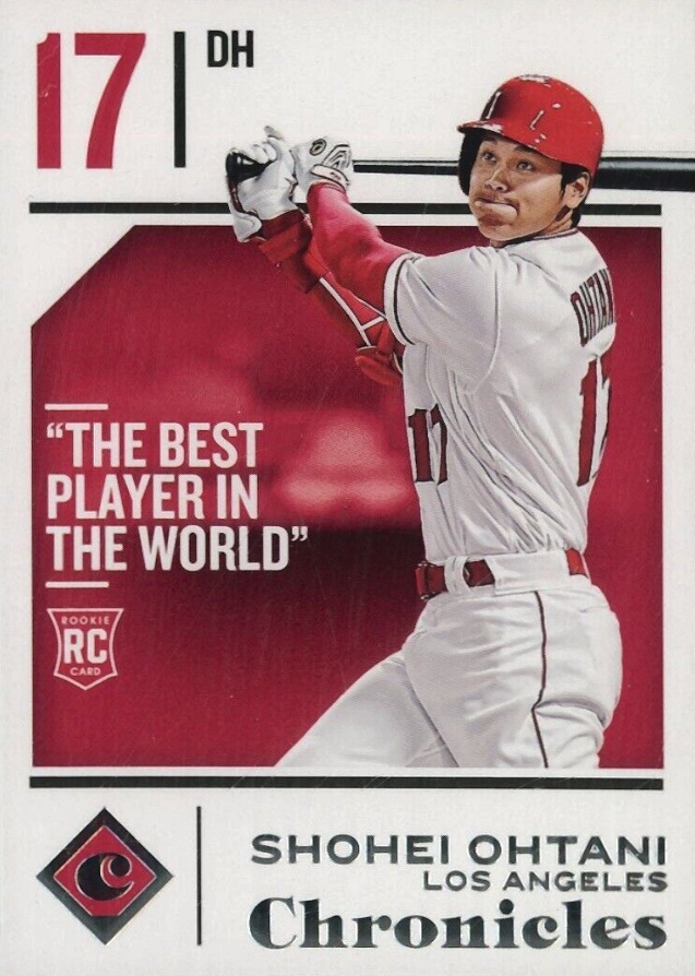 2018 Panini Chronicles Shohei Ohtani #30 Baseball Card