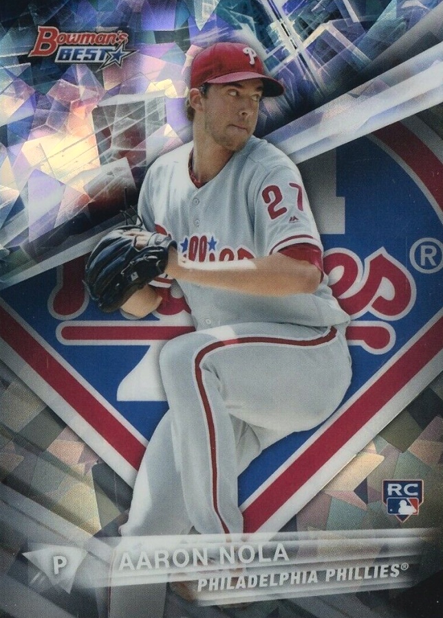 2016 Bowman's Best  Aaron Nola #9 Baseball Card