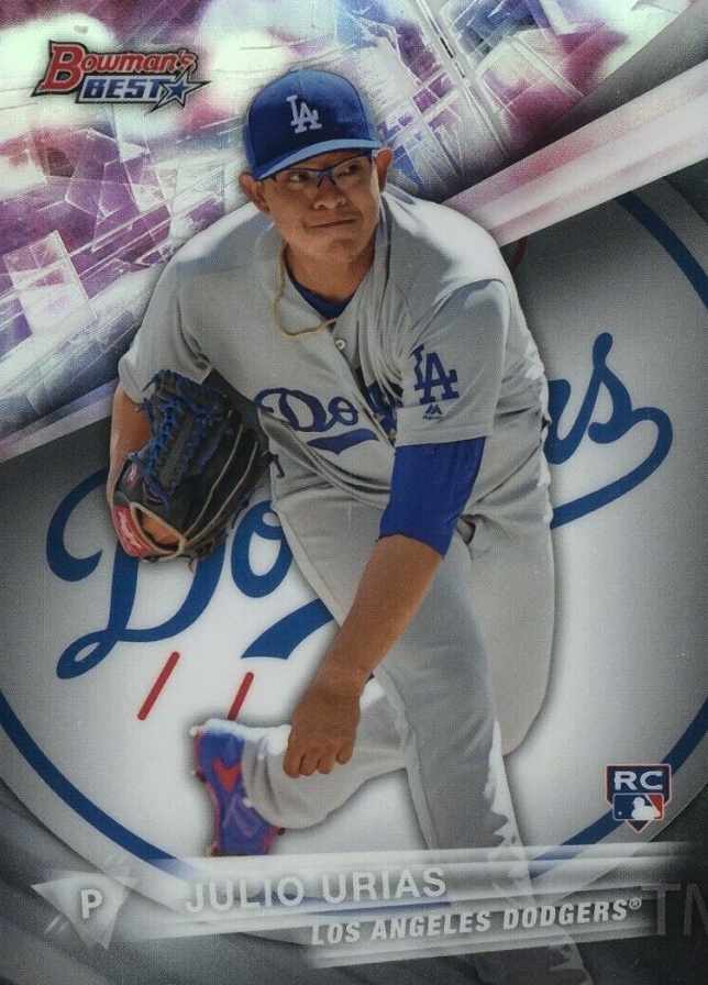 2016 Bowman's Best  Julio Urias #24 Baseball Card