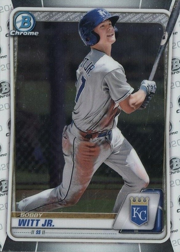 2020 Bowman Draft Bobby Witt Jr. #BD152 Baseball Card