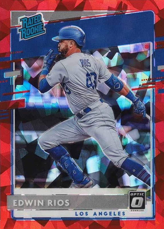 2020 Panini Donruss Optic Edwin Rios #64 Baseball Card