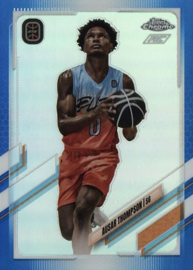 2021 Topps Chrome Overtime Elite Ausar Thompson #34 Basketball Card