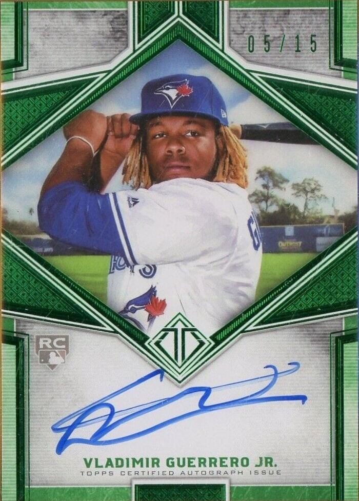 2019 Topps Transcendent Framed Transcendent Autographs Vladimir Guerrero Jr. #VGJ Baseball Card