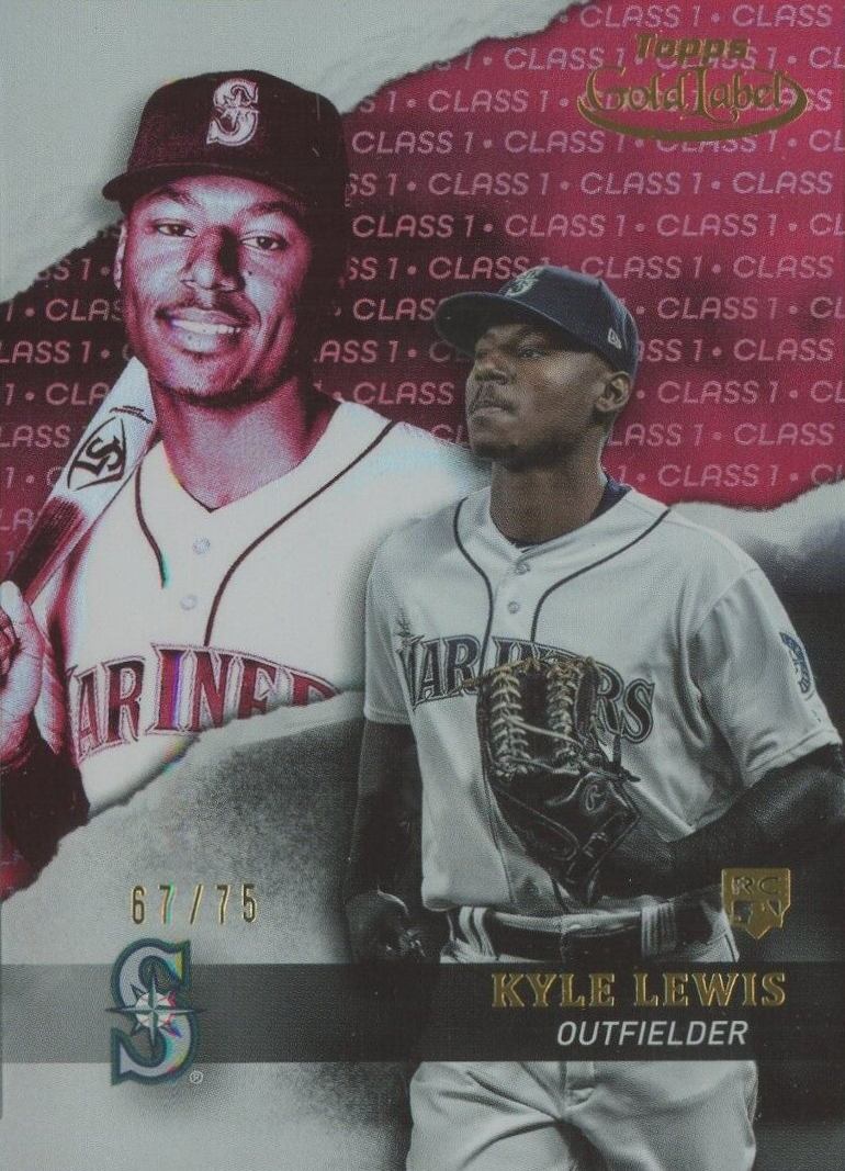 2020 Topps Gold Label  Kyle Lewis #87 Baseball Card