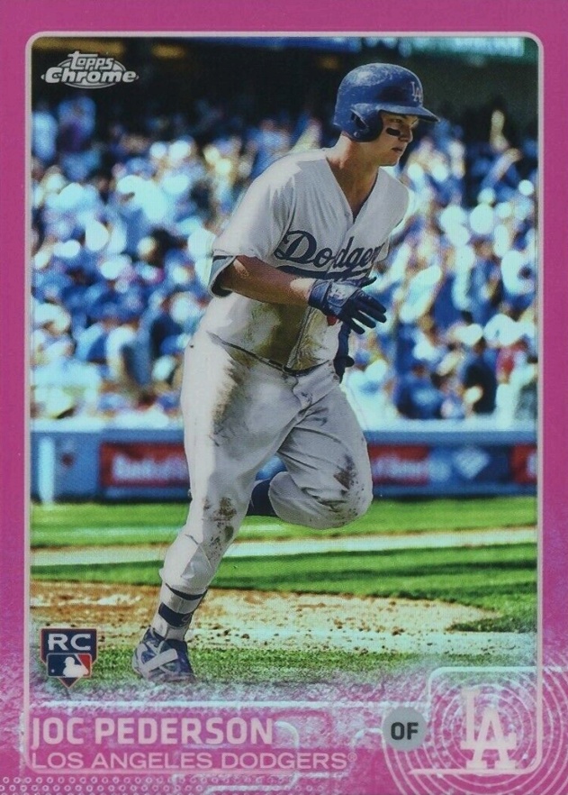 2015 Topps Chrome Joc Pederson #129 Baseball Card