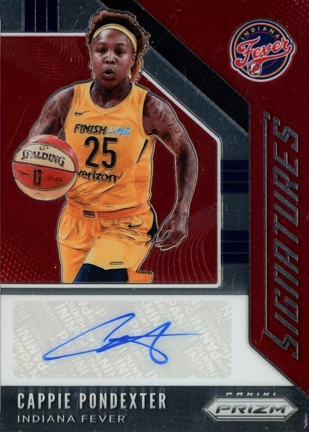 2020 Panini Prizm WNBA Signatures Cappie Pondexter #SGCPD Basketball Card