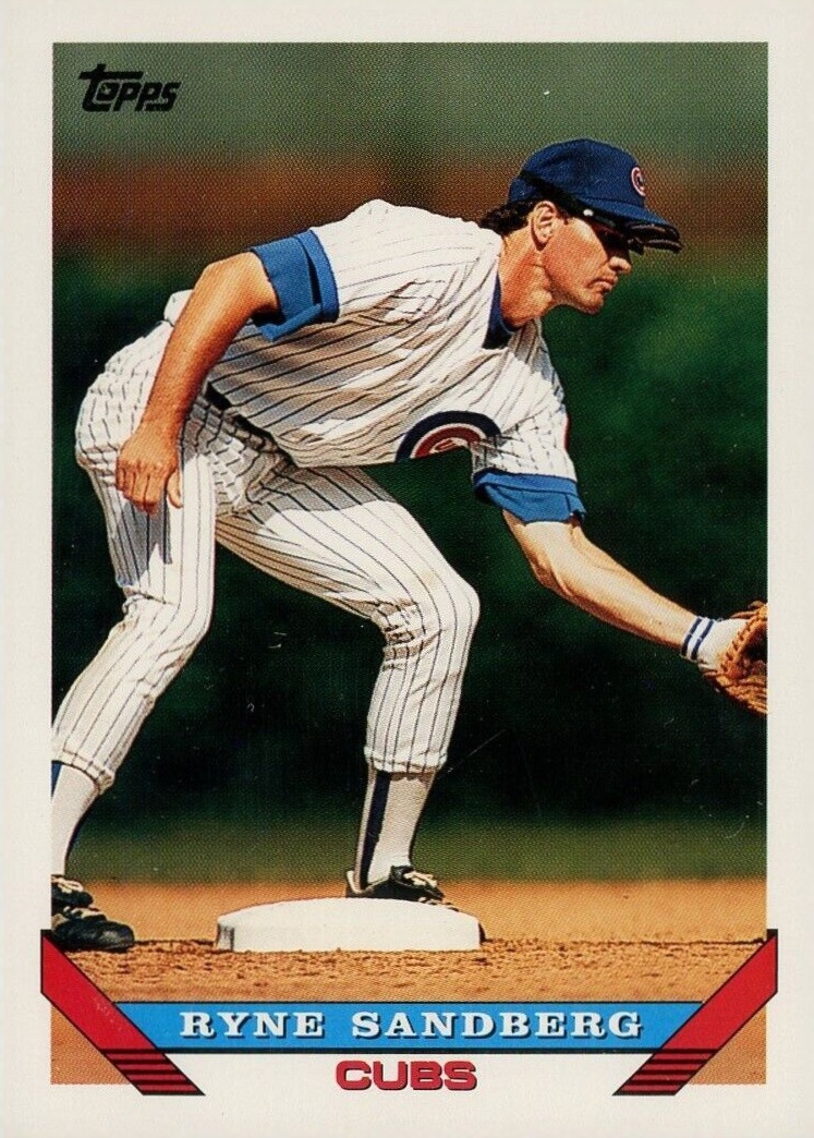 1993 Topps Ryne Sandberg #3 Baseball Card