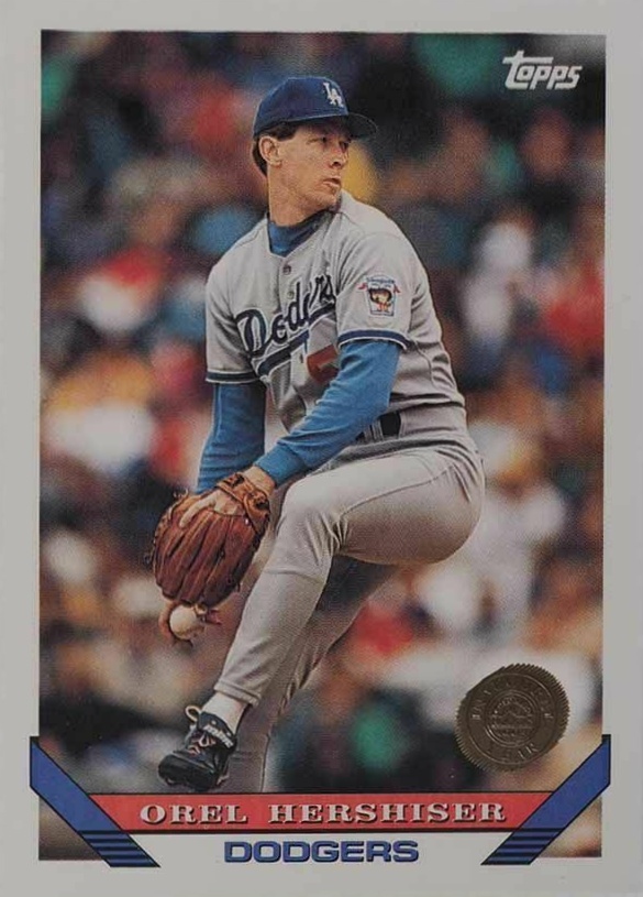 1993 Topps Orel Hershiser #255 Baseball Card