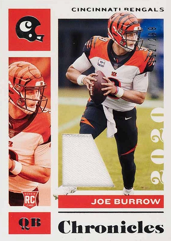 2020 Panini Chronicles  Joe Burrow #19 Football Card