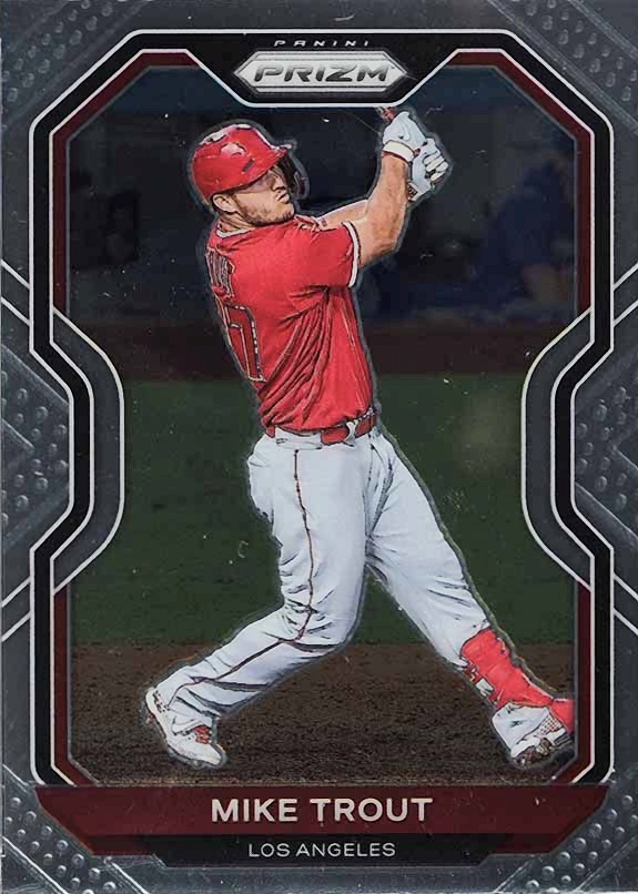 2021 Panini Prizm Mike Trout #173 Baseball Card