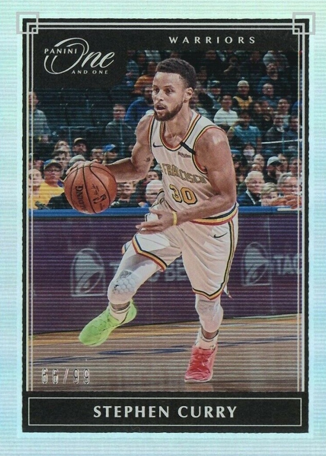 2019 Panini One and One Stephen Curry #76 Basketball Card