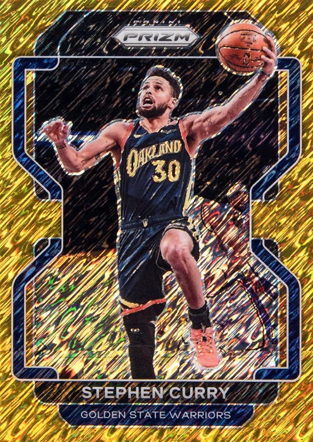 2021 Panini Prizm Stephen Curry #154 Basketball Card