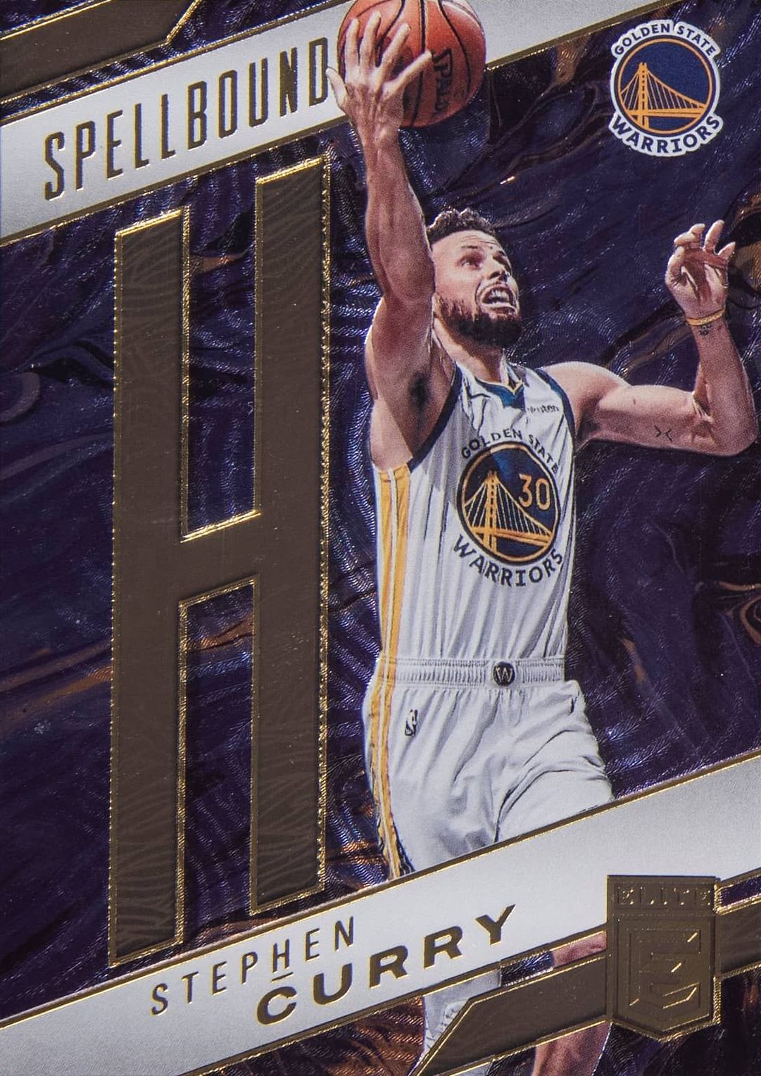 2020 Panini Donruss Elite Spellbound Stephen Curry #24 Basketball Card