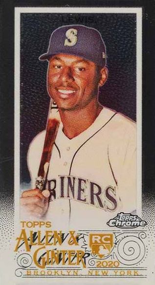 2020 Topps Allen & Ginter Chrome Kyle Lewis #159 Baseball Card