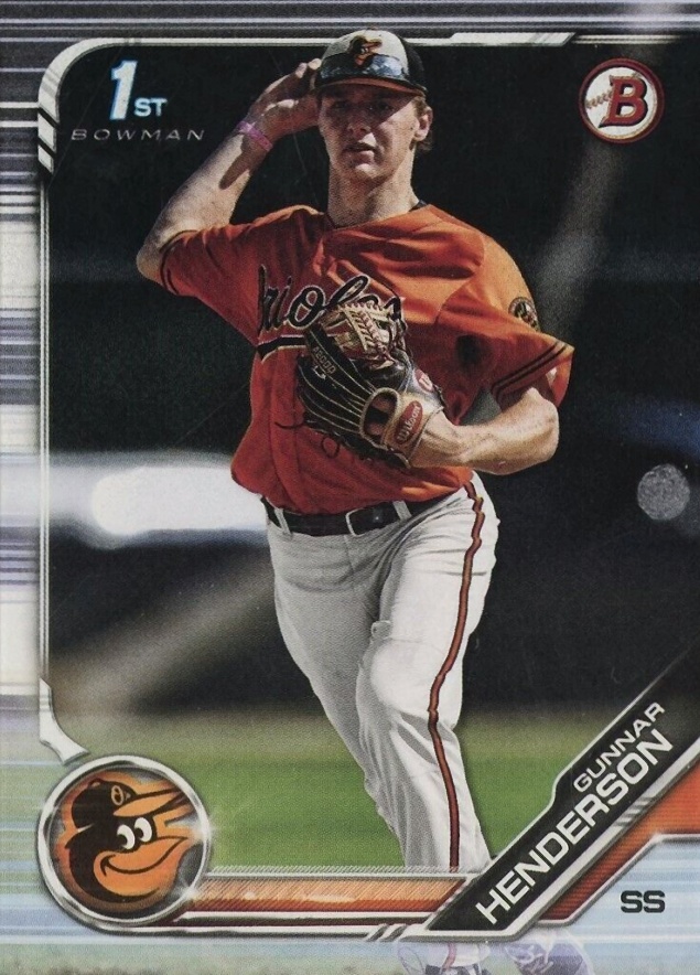 2019 Bowman Draft Gunnar Henderson #BD22 Baseball Card