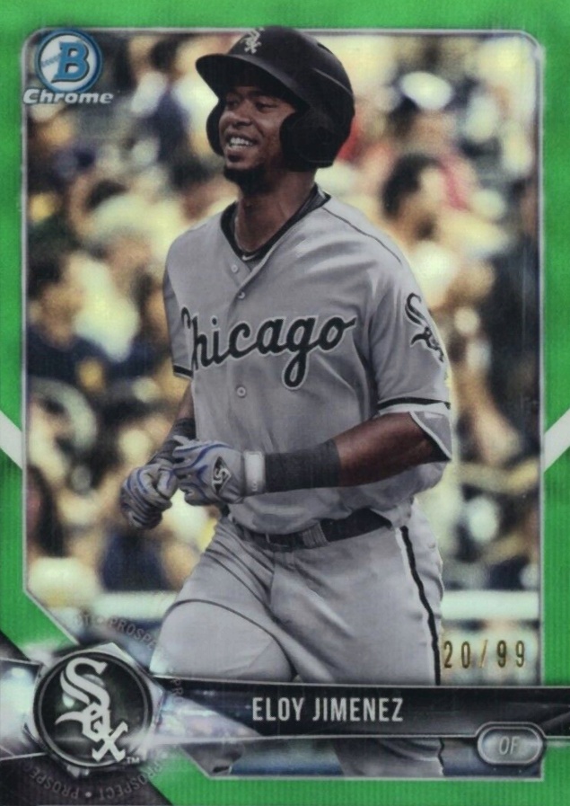 2018 Bowman Prospects Chrome Eloy Jimenez #50 Baseball Card