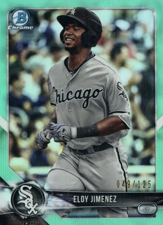 2018 Bowman Prospects Chrome Eloy Jimenez #50 Baseball Card